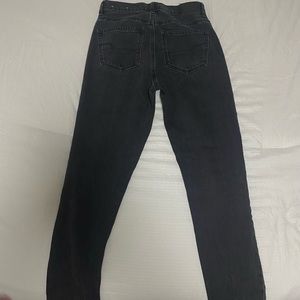 Black American eagle mom jeans